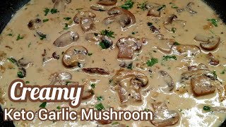 Creamy Keto Mushroom  Keto Sauce for EVERYTHING  Keto Mushroom Alfredo Mushroom Sauce Recipe [upl. by Yasnyl196]