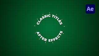 Text around a circle  After Effects Tutorial [upl. by Centeno235]