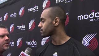 Afflalo Meets the Media [upl. by Hilel]