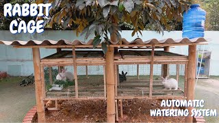 Making a Rabbit Cage with Automatic Watering System [upl. by Earised]