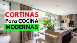 CORTINAS PARA COCINA MODERNAS  Cortinas para Cocina 2025 Cocinas Modernas 2024 TENDENCIAS [upl. by Dall634]