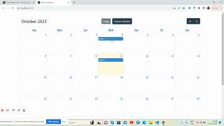 Customized FullCalendar in Reactjs [upl. by Adnorrahs569]