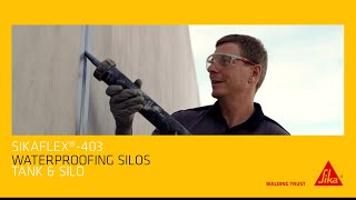 Waterproofing silos with Sikaflex®403 Tank amp Silo [upl. by Arahd389]