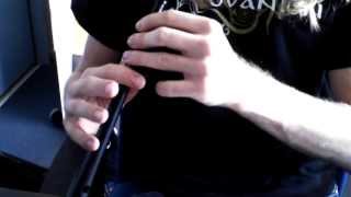 Bagpipe instructional video  Erins Green Shores [upl. by Barnum]