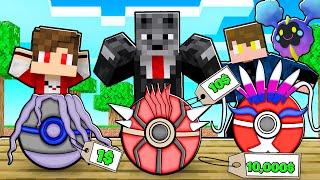 CHOCANDO os OVOS de POKEMON de 1 VS OVOS de POKEMON de 10000 no MINECRAFT PIXELMON [upl. by Anirtak549]