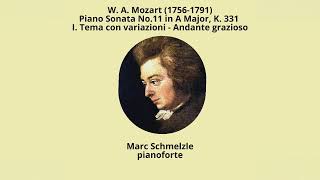 Mozart  Piano Sonata No 11 in A major K 331  I Tema con variazioni [upl. by Fidelas]