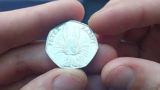 RARE 50P COIN FIND £50 50p Coin Hunt 16 [upl. by Aihsemot945]