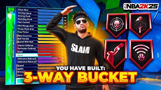 MY quot3WAY BUCKETquot IS THE BEST GUARD BUILD on NBA 2K25 BEST POINT GUARD BUILD NBA 2K25 [upl. by Terr]