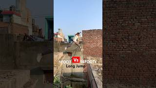 1Foot vs 16 Foots 😨 Long Jump jump parkour challenge [upl. by Kitty]