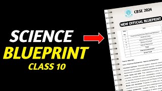 Science Blueprint LEAKED🔥2024 Class 10  Chapterwise Weightage  Board Exam 2024 [upl. by Ylac302]