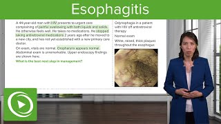 Esophagitis with Case – Disorders of the Esophagus and the Stomach  Lecturio [upl. by Naek]