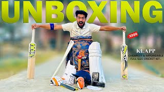 UNBOXING World’s First Affordable amp Cheapest Full Size Cricket Kit  1 KIT 2 BATS [upl. by Malca]