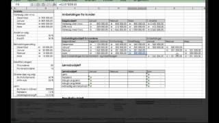 9 Resultat og likviditetsbudsjett  eksempel [upl. by Amando]