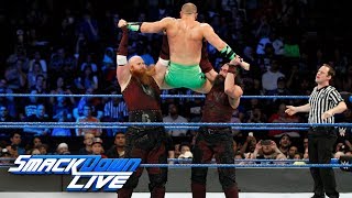 The Hype Bros vs The Bludgeon Brothers SmackDown LIVE Nov 21 2017 [upl. by Ahsenwahs]