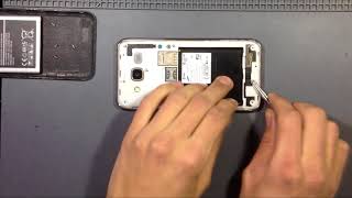 Samsung Galaxy J5 2015 SMJ500 how to disassembly [upl. by Skantze]