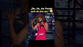 Der die das Fenster such dir eins aus 😂 StandUp DeutscheSprache StandUpComedy Explore Shorts [upl. by Irama813]