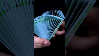 Bicycle NEON GreenGlow Playing Cards Cardistry Shuffle bicycleplayingcards carddeck magician [upl. by Ailee759]