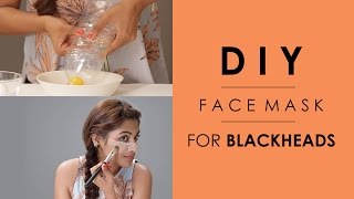 Get Rid Of Blackheads The Natural Way  Egg Mask  Glamrs [upl. by Ardnauq210]