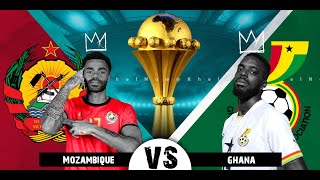 LIVE GHANA VS MOZAMBIQUE  Ivory Coast vs Equatorial Guinea • 2023 AFCON • Countdown to Kickoff [upl. by Esydnac]