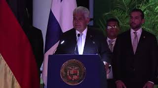 Discurso del Presidente José Raúl Mulino durante Saludo Protocolar del Cuerpo Diplomático en Panamá [upl. by Tilford]