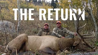 THE RETURN  A Wyoming General Season Rifle Elk Hunt [upl. by Auqeenwahs]