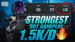 INDIAS STRONGEST BOT🗿  BGMI Noobda Gameplay🤓 [upl. by Crowley]