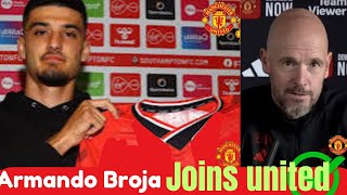 ✅🔥ARMANDO BROJA TO MANCHESTER UNITED LOAN DEAL SEALED MEDICAL IN 24 HOURS✅🔥 [upl. by Cannell]