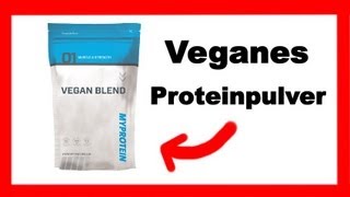 Myprotein Vegan Blend Protein Erfahrung  pflanzliches Eiweißpulver für Veganer [upl. by Seabury497]