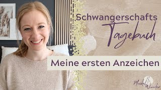 Meine ersten Schwangerschaftsanzeichen🤰🏼 Vom Eisprung bis zum Test  SchwangerschaftsTagebuch [upl. by Willa]