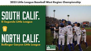 2023 Little League Baseball West Region Championship Southern California vs Northern California [upl. by Idnal]