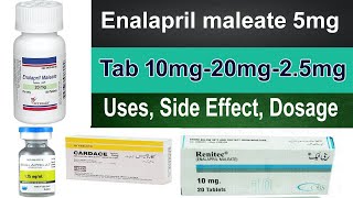 Enalapril Maleate tablets ip 5mg 10mg 20mg 25mg tablets uses Dosage and side effects  Hindi [upl. by Sallie596]