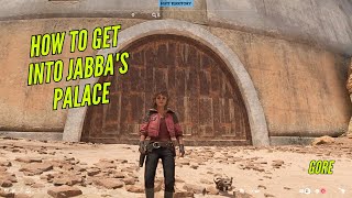 How to get into Jabbas Palace  Star Wars Outlaws [upl. by Eskill]