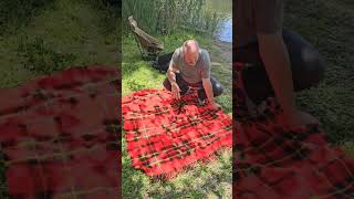 How to Make A Wearable Wool Blanket Poncho from Thrift Store Finds woolblanket woolponcho [upl. by Rehportsirhc19]