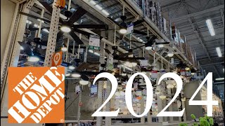 Home Depot Ceiling Fan Dept  2024 [upl. by Hareenum697]