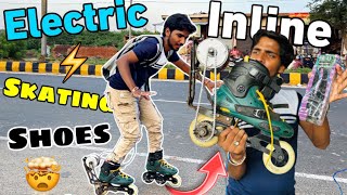 Electric⚡️ Skating Shoes🔥  Inline skating Shoes  Vertical Vlogs [upl. by Happ821]