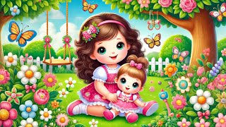 गुड़िया Gudiya Hindi Rhyme Poem for Kids and Nursery Songstwinkletotskidstv [upl. by Kristyn]