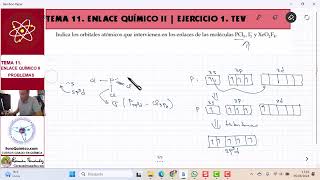 TEMA 11 ENLACE QUÍMICO II  TEV  EJERCICIO 1 INDICAR ORBITALES QUE FORMAN ENLACES EN MOLÉCULAS [upl. by Novick]