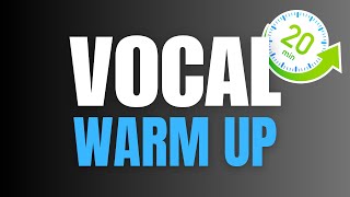 20 MINUTE Vocal Warm Up for Guys ADVANCED Exercises [upl. by Eduardo]