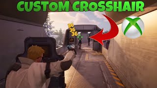 How to get custom crosshair in Fortnite FULL GUIDE XboxPS5 [upl. by Humphrey]