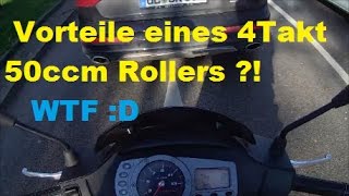 Vorteile eines 4Takt 50ccm Rollers  Gibt es überhaupt welche  D [upl. by Aina]