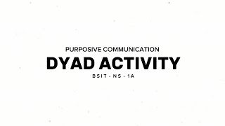 DYAD ROLE PLAY ACTIVITY JOB INTERVIEW SIMULATION [upl. by Hung766]