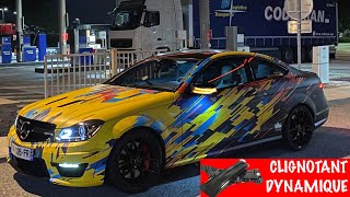 ON POSE DES CLIGNOTANTS DYNAMIQUES sur ma C63 EDITION 507 [upl. by Zoila]