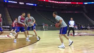 A peek inside of KU basketball practice before the start of Big 12 tourney [upl. by Quint]