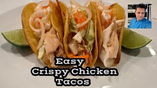 EASY CRISPY CHICKEN TACOS [upl. by Emanuela442]