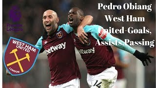 Pedro ObiangWest Ham UnitedGoals●Assists●PassingftSpurs Screamer🔥 [upl. by Suinuj]