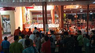 Revered Swami Gautamananda ji Maharaj arriving at Durga Puja pandal 🕉🙌✨️🎉 in Belur Math [upl. by Flynn57]