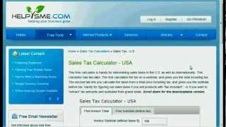 US Sales Tax Calculator [upl. by Carpet436]