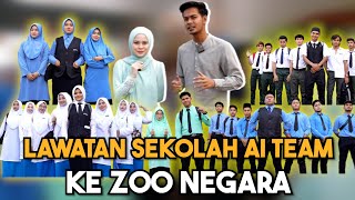 LAWATAN SEKOLAH AI TEAM KE ZOO NEGARA  WAH SEMUA NAMPAK MACAM PELAJAR [upl. by Sesiom547]