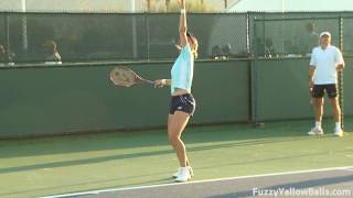 Elena Dementieva hitting in High Definition [upl. by Atiekahs639]