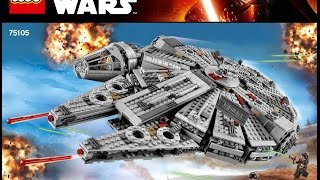 LEGO Star Wars Millennium Falcon 75105 Building Kit Instructions DIY [upl. by Tatman]